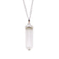 Gemstone Classic Point Pendant - Rock Quartz