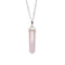 Gemstone Classic Point Pendant - Rose Quartz