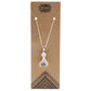 Gemstone Healing Hands Pendant - Rock Quartz